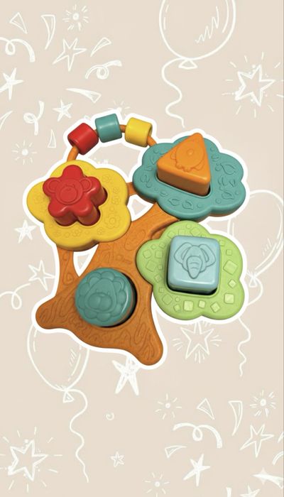 Перший сортер chicco для малюка +6 міс