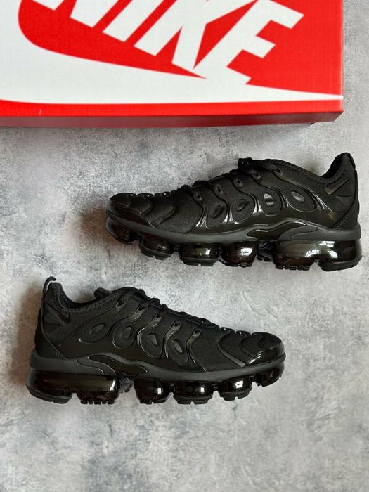 Чоловічі Кросівки Nike Air VaporMax Plus Triple Black / Мужские Кроссовки Nike / Nike