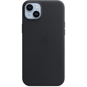 Capa Apple em pele (cor: meia-noite) com MagSafe para iPhone 14 Plus- nova