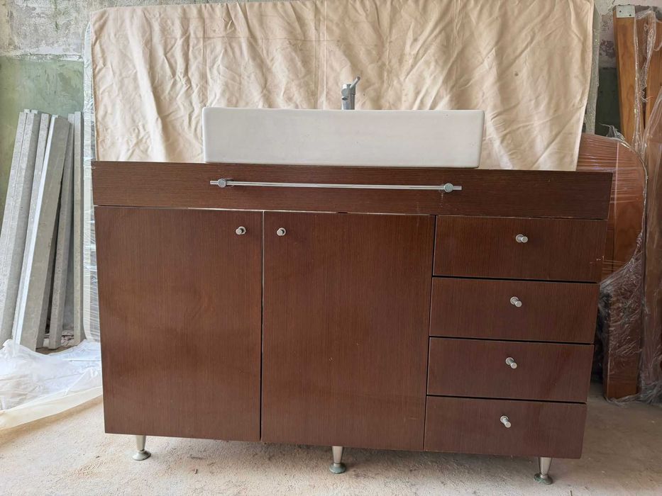 Móvel wc madeira marítima 1.20m