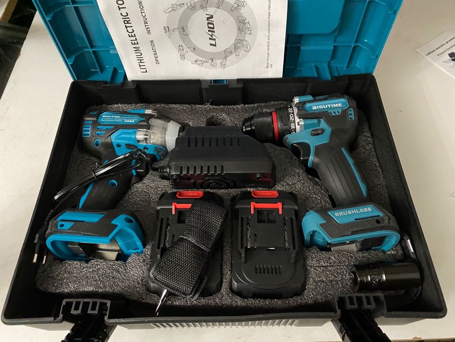 Pistola de impacto brushless 2 baterias