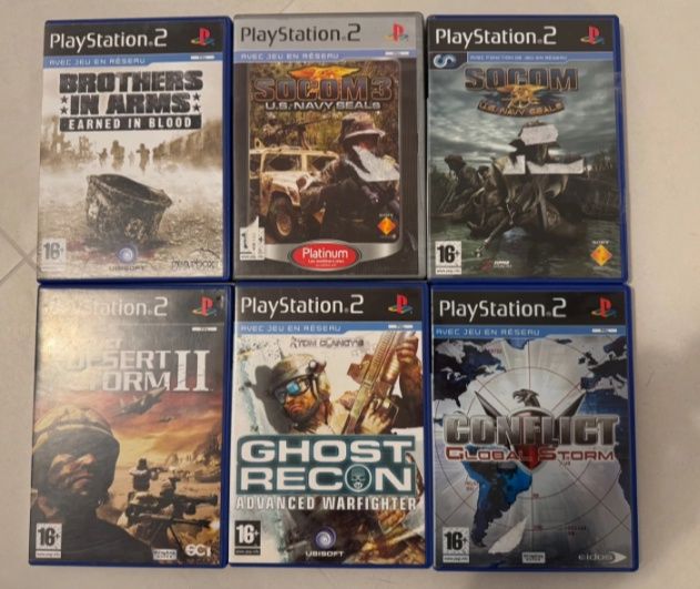 Vídeojogos €30 por lote PlayStation Ps2 Gameboy Nintendo DS