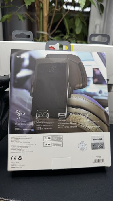 Держатель Айпад на подголовник в автомобиль Baseus Back seat тримач
