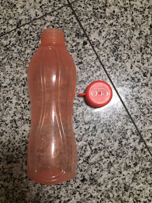 Garrafa eco tupperware