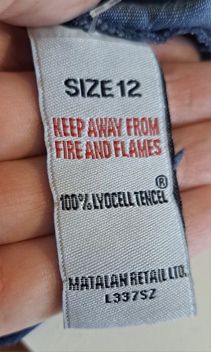 Tunika koszula jeansowa Rozmiar L