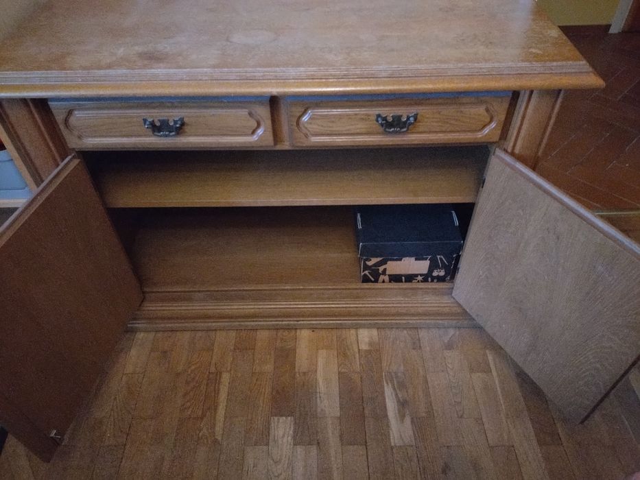 Komoda rustykalna 121x82x46cm retro prl