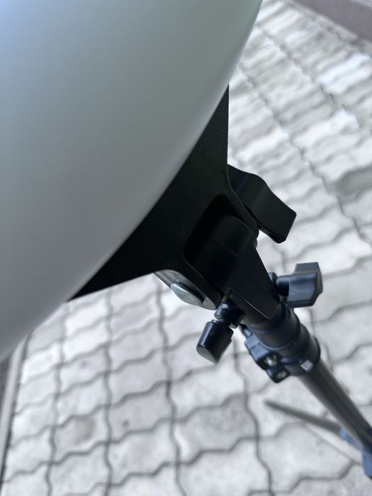 Кільцева LED-лампа ZB-F488 на 3 тримача телефонів. 55 см. 220V