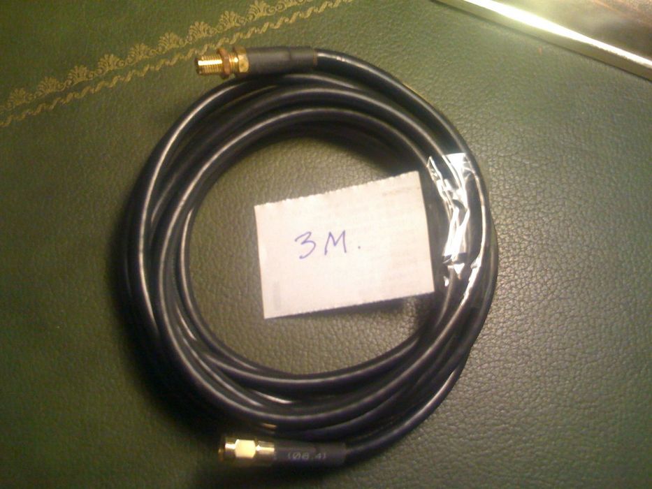 Кабель Пигтейл 3 метра с RP-SMA(Male) на RP-SMA(female) Mikrotik WiFi