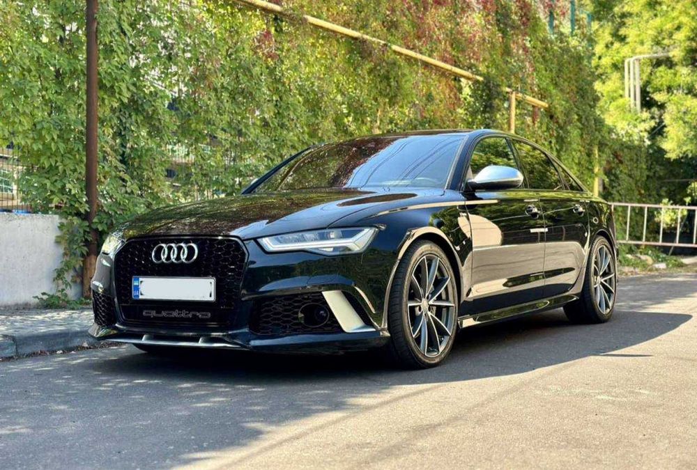 Передній бампер ауді а6 с7 audi a6 c7 2014-2018 року | в стилі RS6