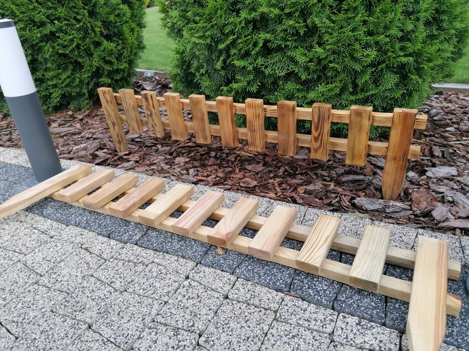 Płotek drewniany 1m