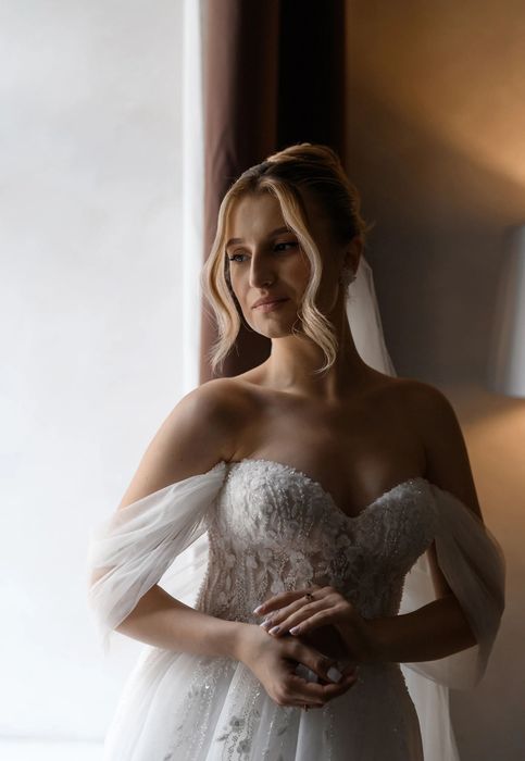 Весільна сукня “anna” (розмір s-m, зріст 165-170 см, корсетний верх)