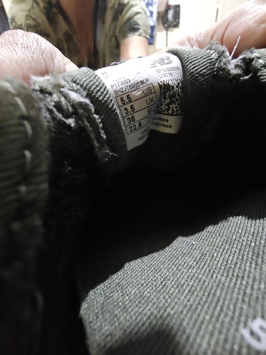 New balance verde tropa