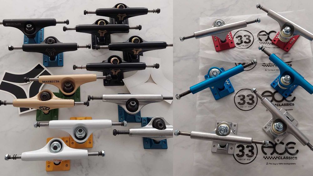 Розпродаж -50% Нові професійні скейтборд підвіски ACE Trucks Destructo