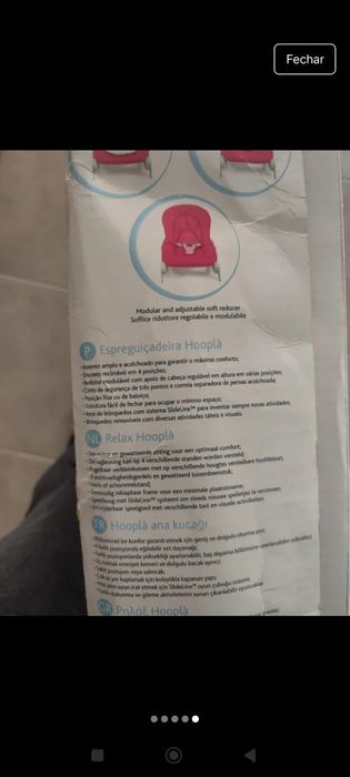 Espreguiçadeira Chicco Hoopla