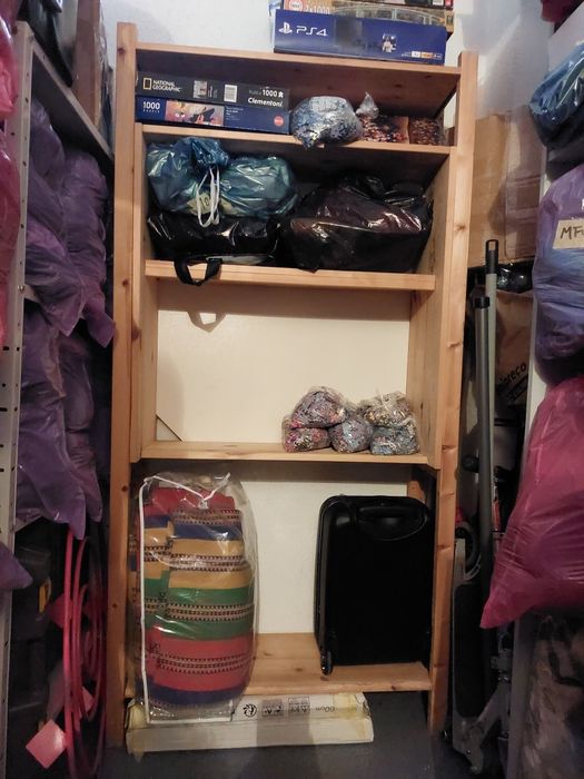 estante ivar ikea com estrutura armário