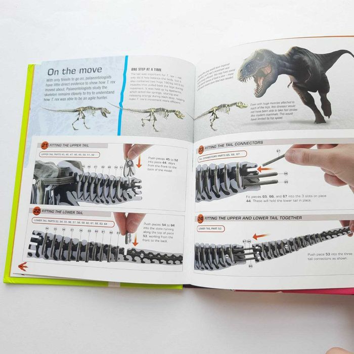 Книга конструктор Make Your Own T-Rex Собери своего Т-Рекса 70см