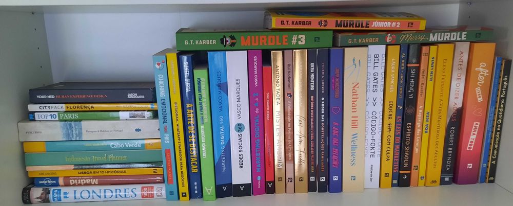 Livros marketing, lazer e outros