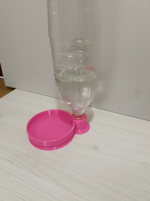 Автопоїлка для котів та собак під пляшку (міцний PETG пластик)