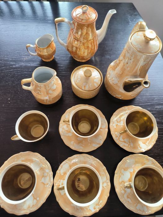 Zestaw kawowy Wałbrzych Chodzież Bogucice Roman filiżanki kawy mleko