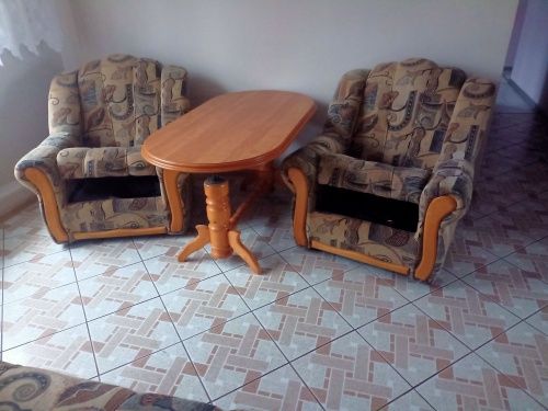 Meble kanapa +2 fotele+ława