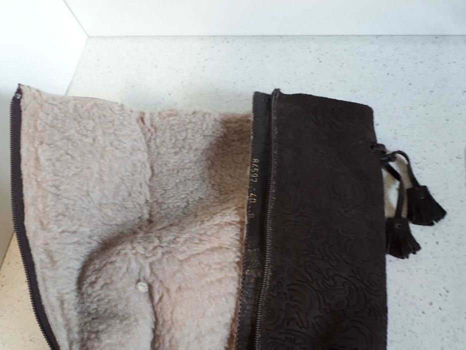 Сапоги женские TEXON зимние высокие натуральная кожа, 38разм, Германия