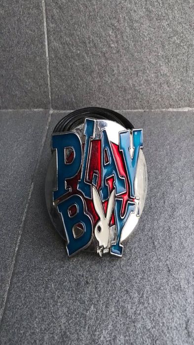 кожанный ремень playboy
