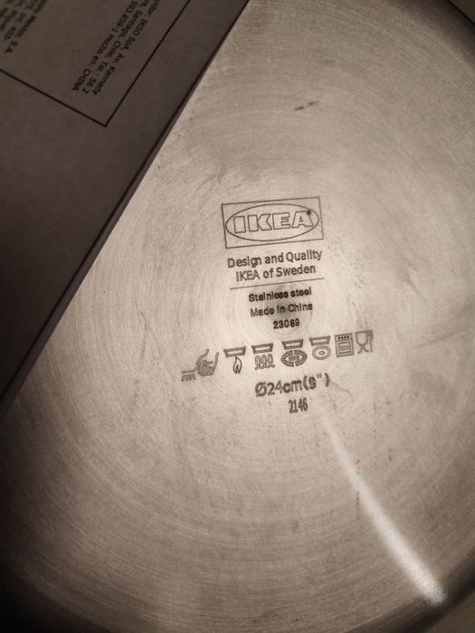 Сковорода з нержавіючої сталі