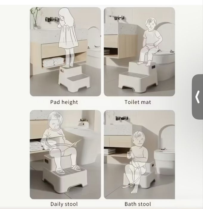 Сходинки для дітей у ванну кімнату