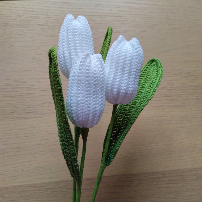 Handmade Crochet Tulips