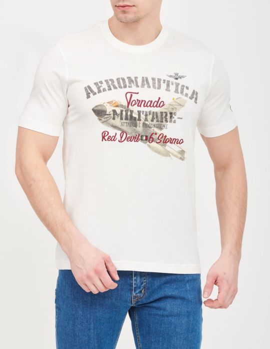Чоловіча футболка Aeronautica Militare Barbour, Belstaff, Alpha розмір М-Л