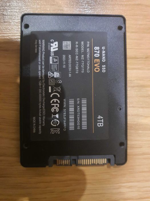 Dysk twardy SSD 4TB 870 EVO