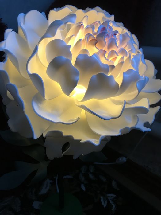 Светильник пион. Ручная работа