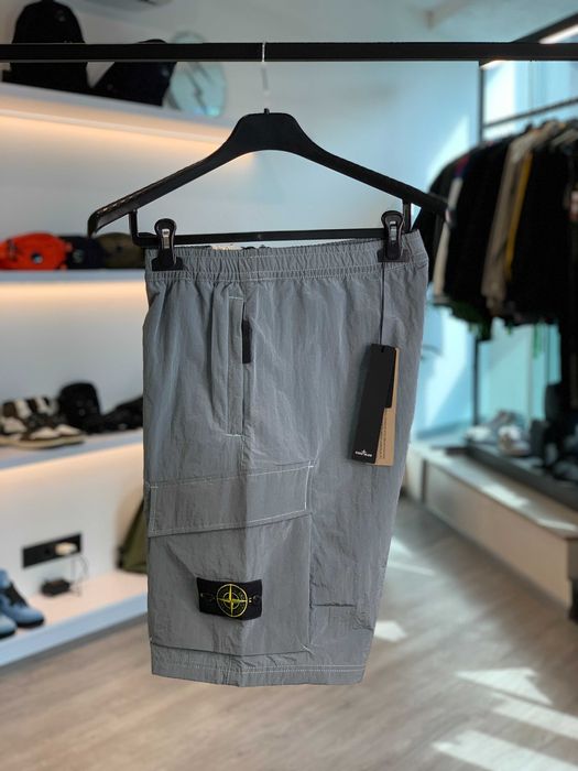 Шорти STONE ISLAND L0219 Nylon Metal ECONYL Shorts Sky Blue SI0263-SBL