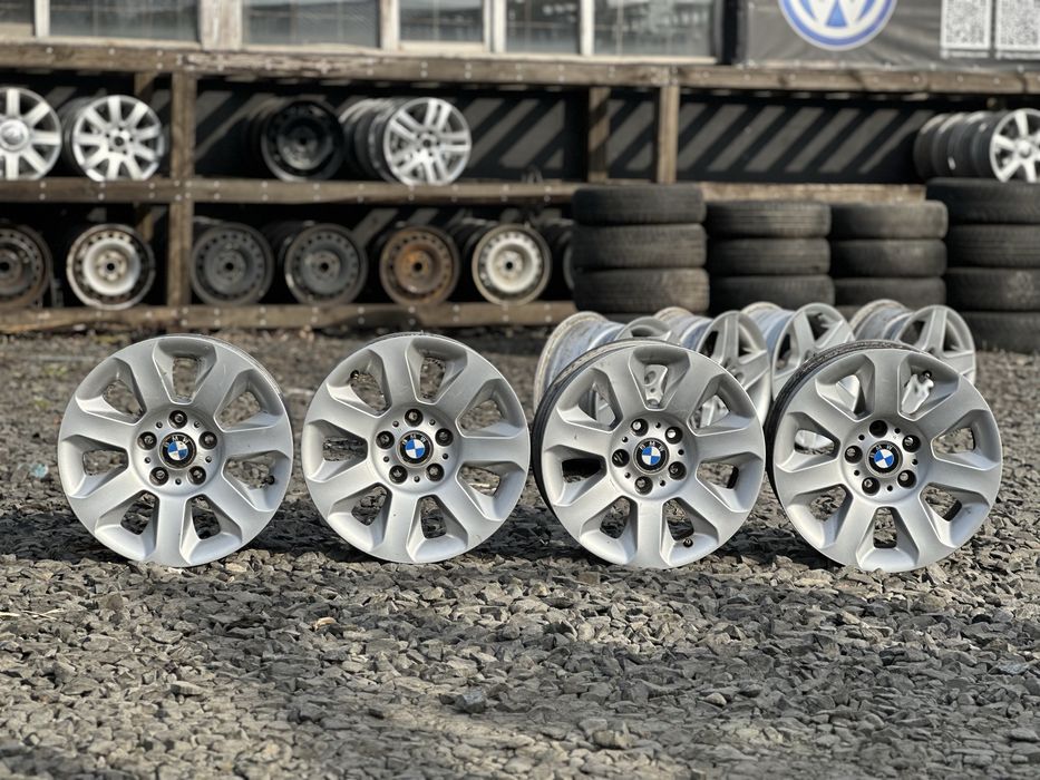 Диски БМВ Е60 R16 5x120 115 Style Комплект Тітанів Титан BMW E61 E38