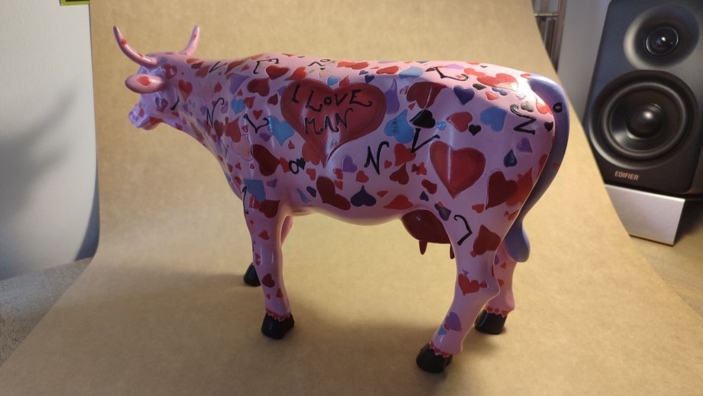 Vaca colecionável cow parade. Sem caixa. Muito raro