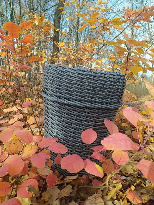 Кашпо з ротангу своїми руками