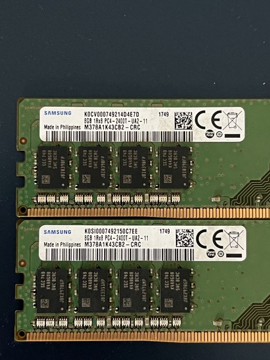 Pamięć ram samsung ddr4 2x8GB 2400mhz