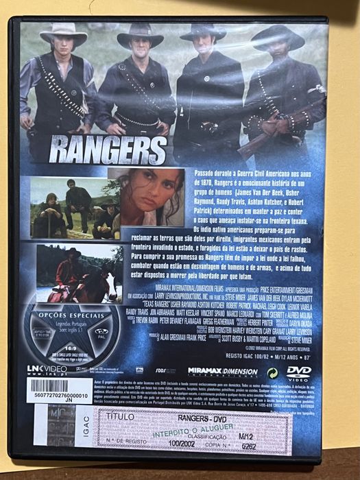 DVD Antes de Haver Lei, Existiam os… RANGERS