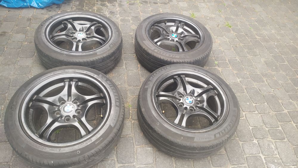 Felgi do BMW z letnimi oponami Michelin 215x50x17" z 2020 roku