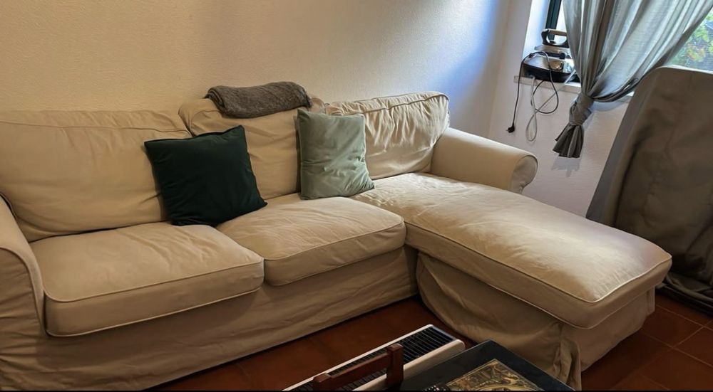 Sofá 3 lugares c/chaise