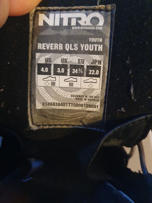 Buty snowboardowe dla dzieci NITRO REVERB