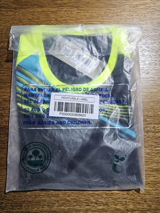 T-Shirt Mulher XL Padel NOVO - Joma Elite X Preto/Amarelo Fluorescente