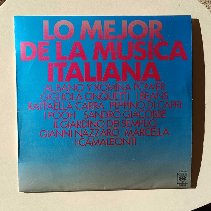 Disco Vinil "Lo Mejor de la Musica Italiana"