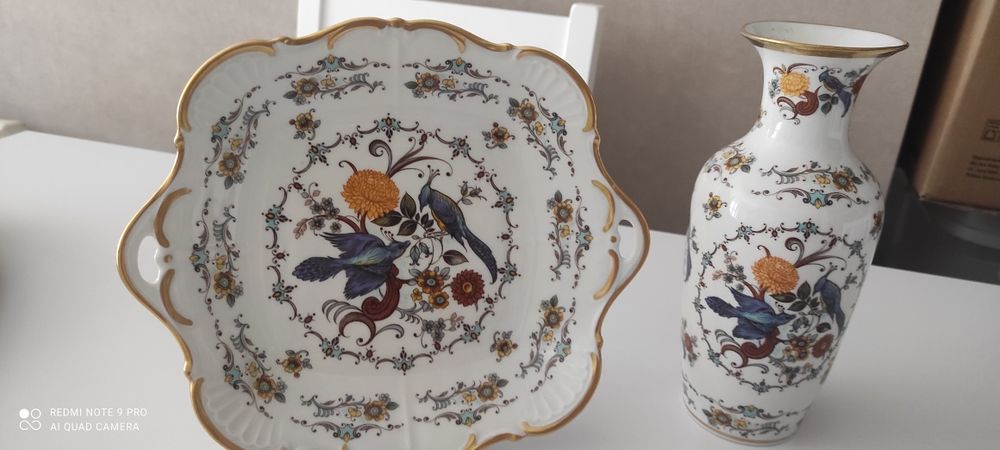 Wazon+talerz dekoracyjny