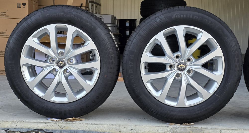 5x114,3 17 koła RENAULT 215/60/17 Czujniki Kadjar Arkana Talisman Mega