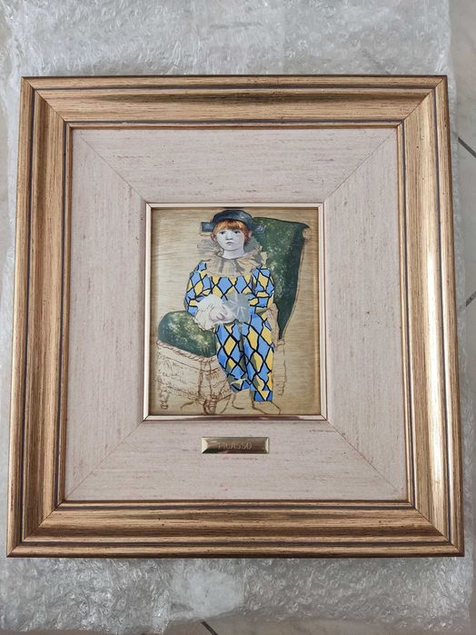 6 Quadros esmaltados da Coleção Mestres do Impressionismo