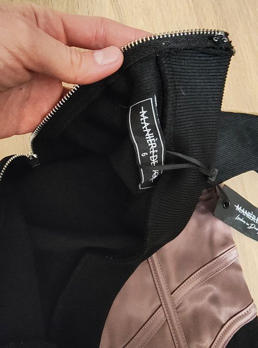 Сукня в рубчик з корсетом Maniere De Voir