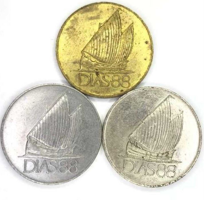 Colecção Dias 88 - 3 Medalhas Comemorativas Bartolomeu Dias (1988)