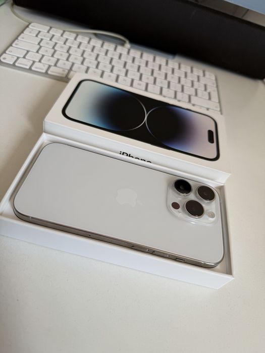 Bateria 100% iPhone 14 Pro 256gb Silver