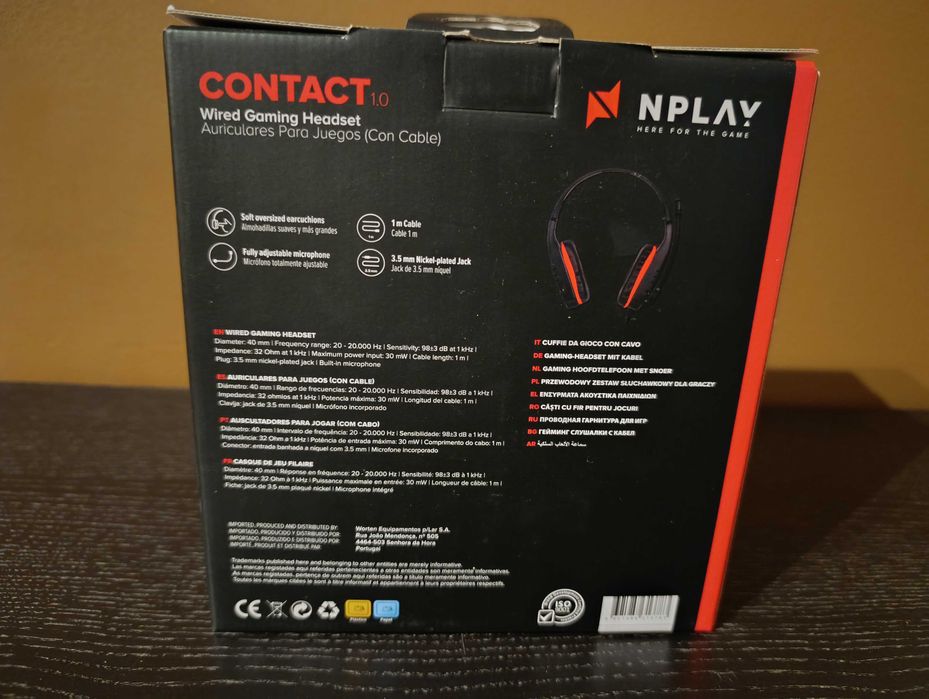 Auriculares para PC - PlayStation - Xbox (Novo)